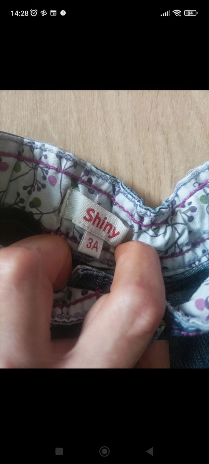 Jupe culotte en jean 3 ans - photo numéro 2