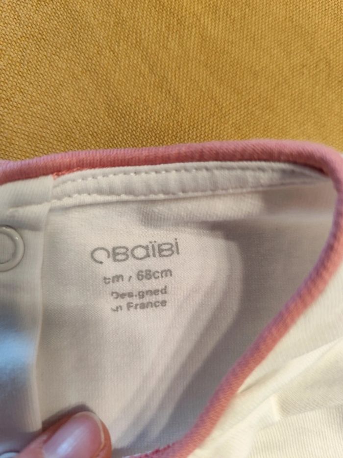 Lot de 3 T shirt manches longues 6 mois - photo numéro 7