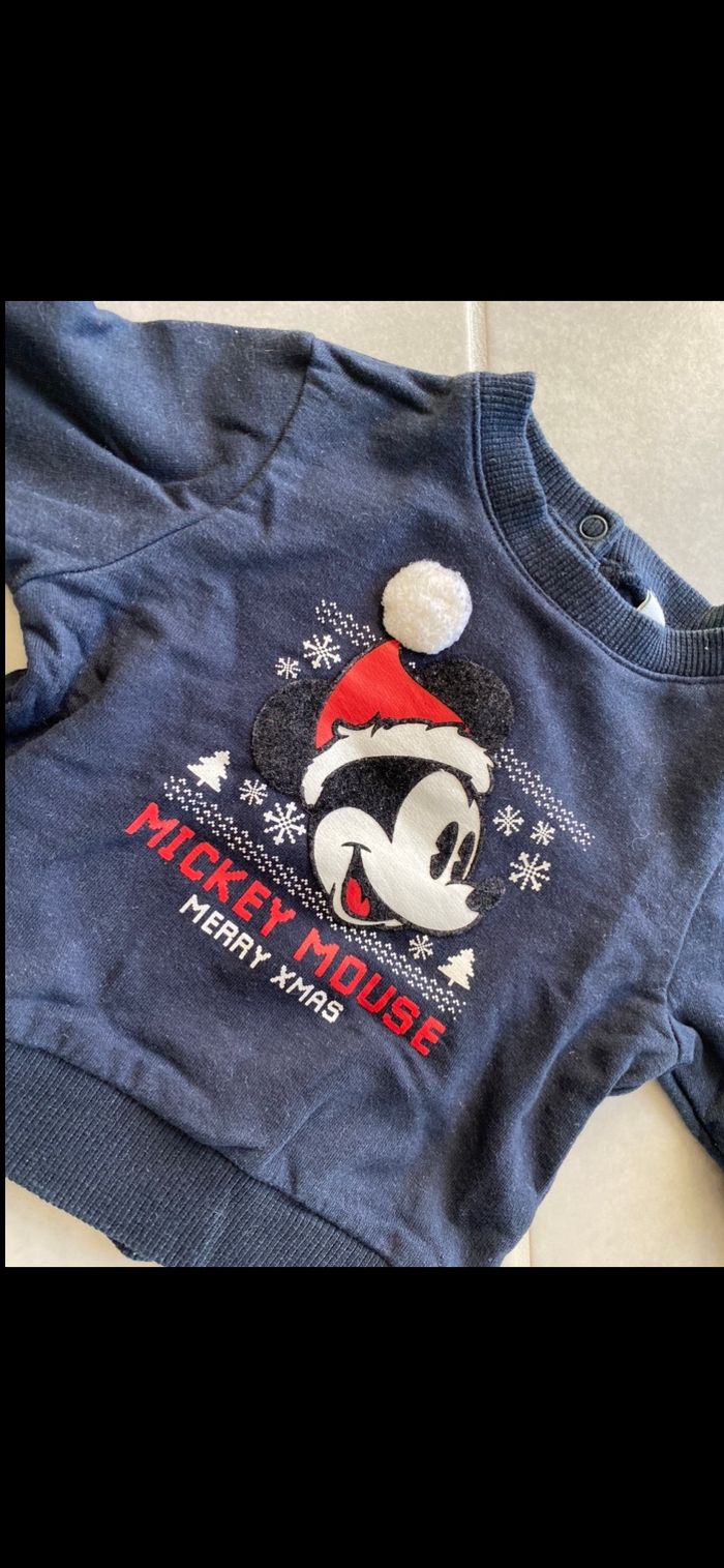 Pull Noël Mickey 3 mois - photo numéro 7