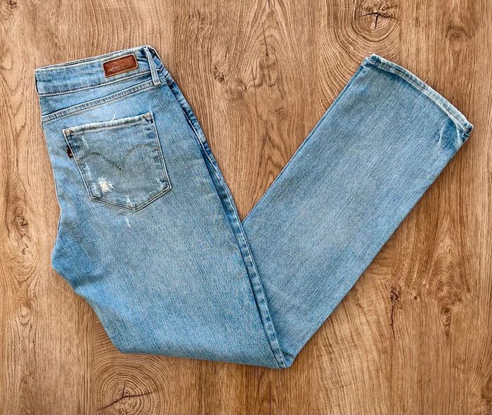 Jean/pantalon bleu clair Levi's San Francisco pour femme, taille W 29 (38 taille française) - photo numéro 2