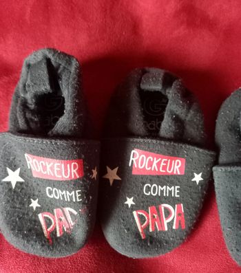 Pantoufles taille 6/12 mois