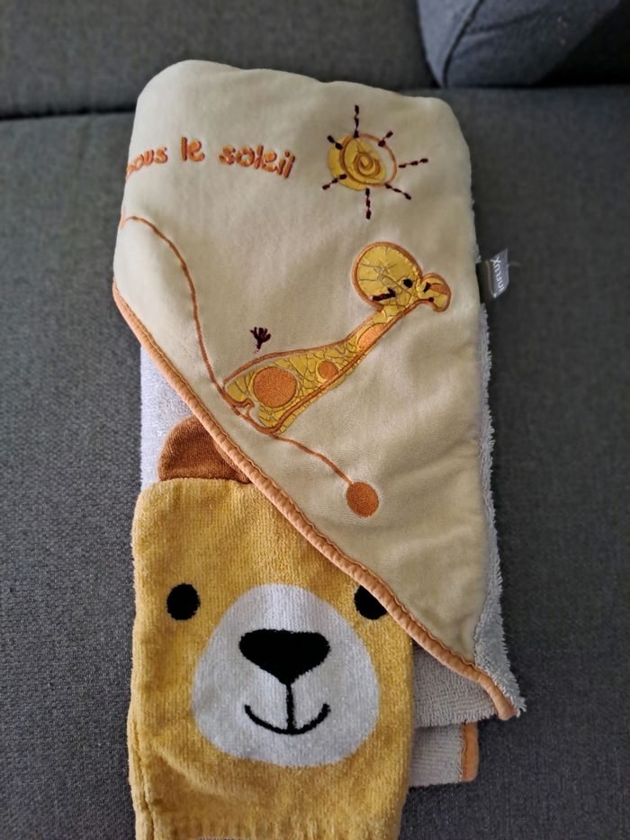 Cap de bain et gants pour enfants - photo numéro 2