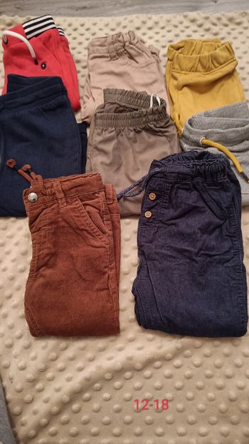 Lot pantalons 12-18mois