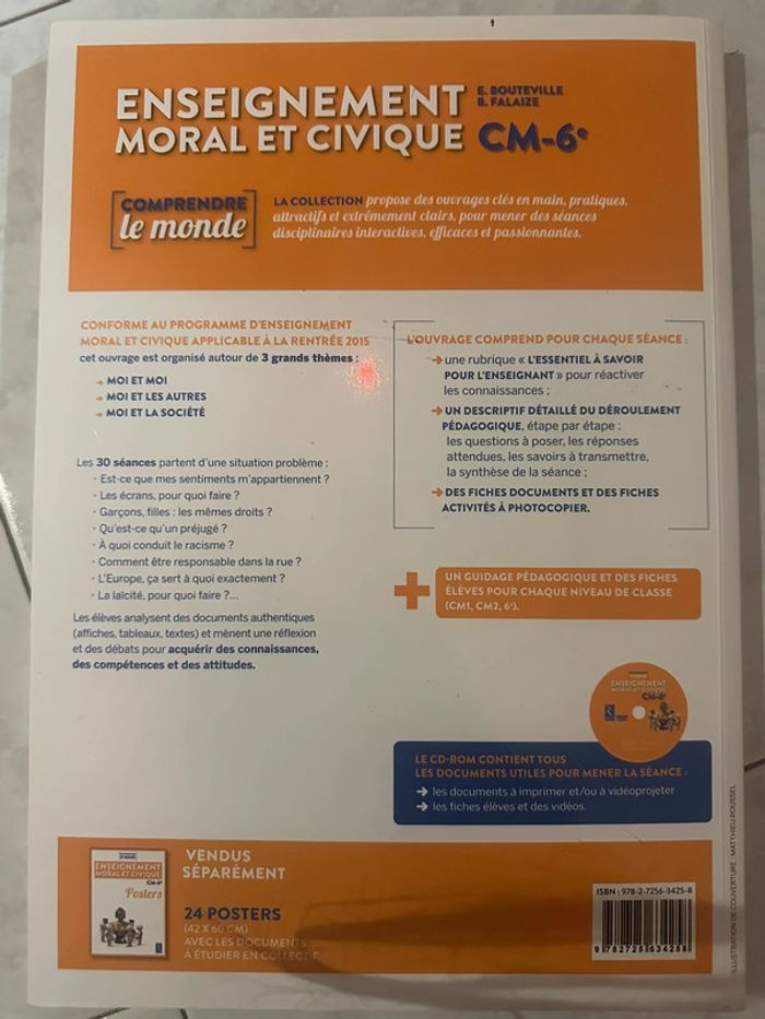 Manuel enseignement moral et civique cycle 3 retz - photo numéro 5