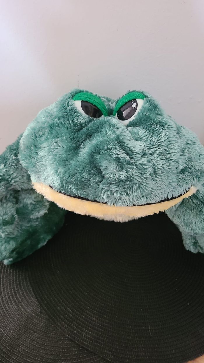 grosse peluche vintage grenouille