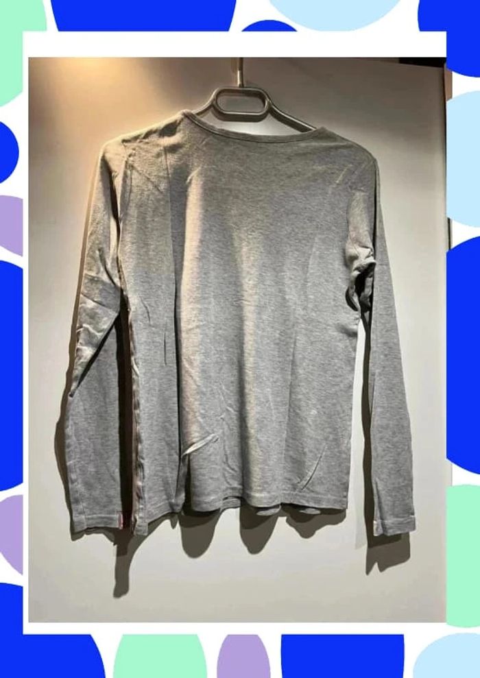 Pull gris simple - photo numéro 5