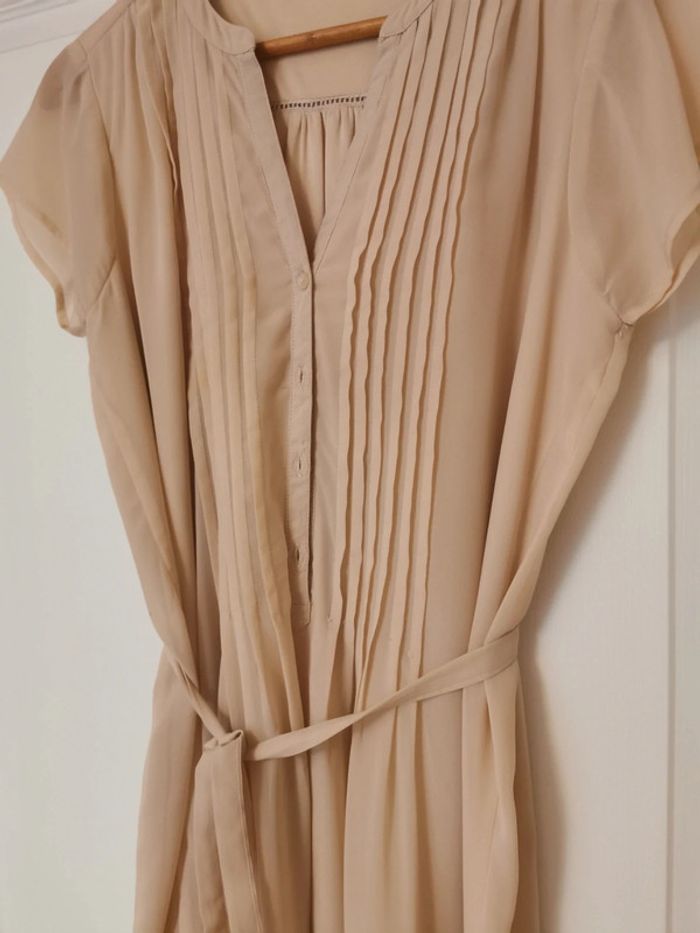 Robe rose / beige - photo numéro 2