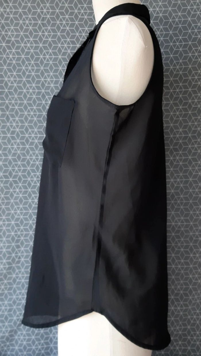 🟡 Chemise transparente taille M. #alexegfemmeM - photo numéro 4