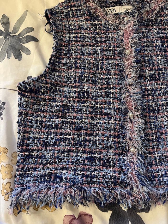Haut sans manches tweed - photo numéro 3
