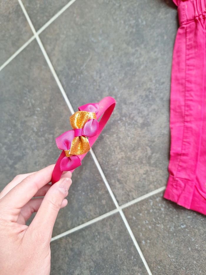 Combishort sergent major 8 ans avec serre-tête assorti - photo numéro 6