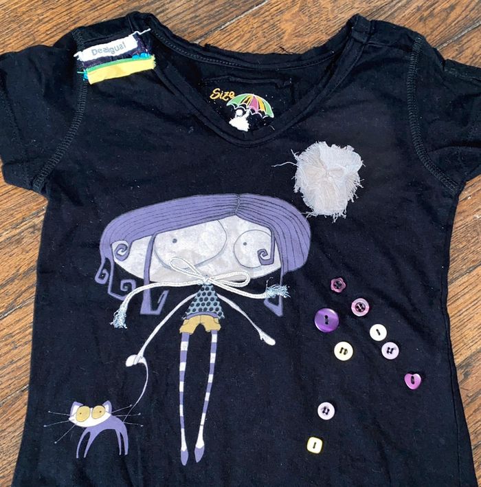 T-shirt desigual  4 ans - photo numéro 2