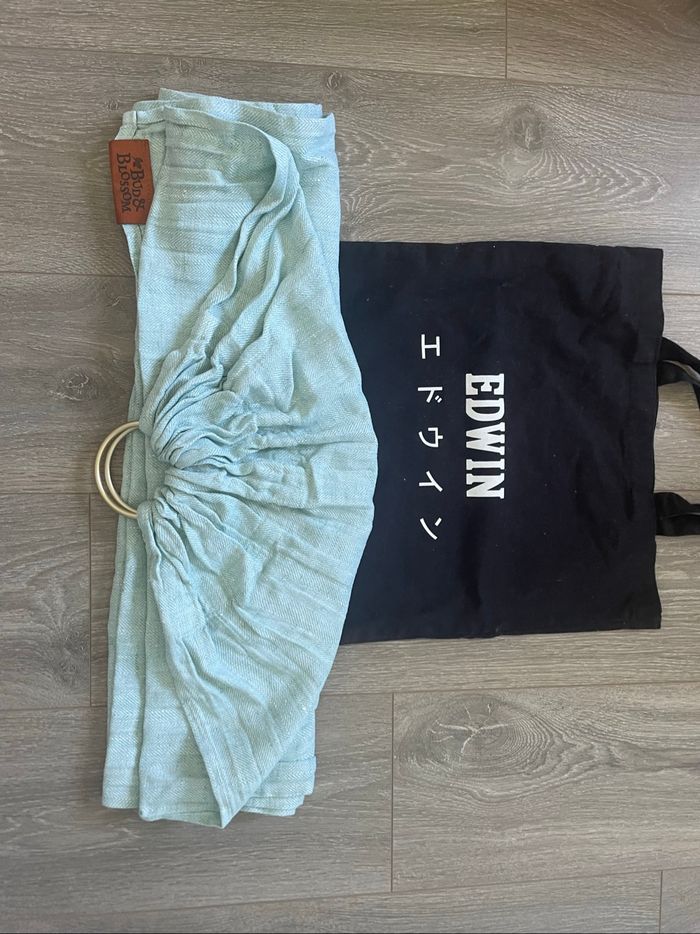 Portage sling ringsling de la marque Bud&Blossom  100% lin - photo numéro 2