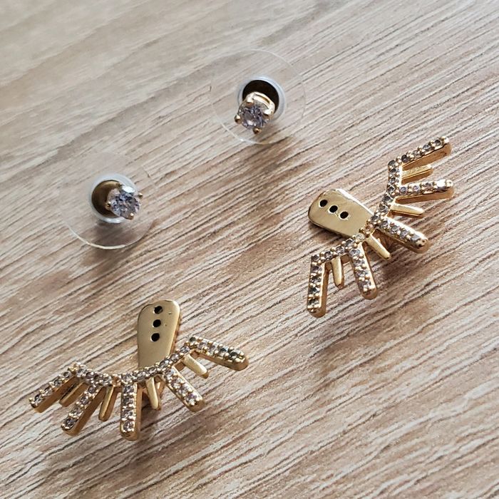 Boucle d'oreilles demi-lune - photo numéro 2