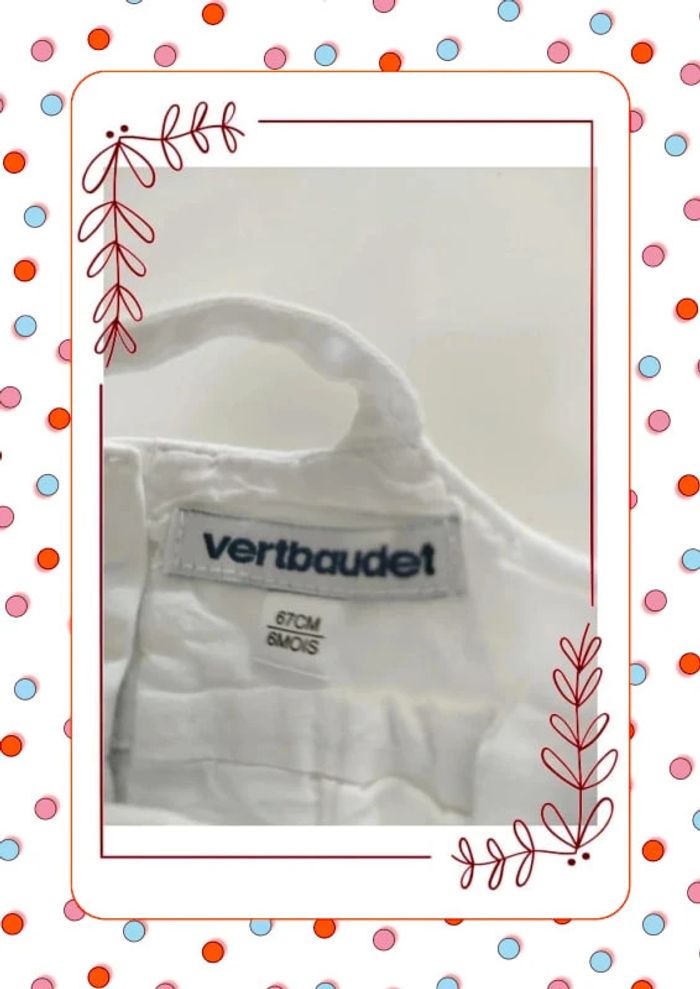 Robe blanche 6 mois - photo numéro 2