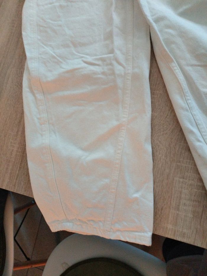 Jeans blanc Zara - photo numéro 3