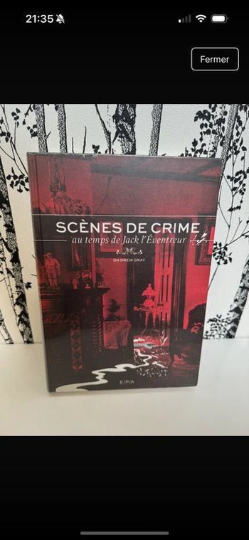 livre Scènes de crime au temps de Jack l'Eventreur
