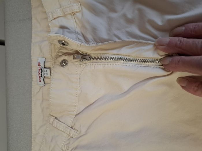 Beau pantalon baggy femme Jennyfer 34 beige très bon état - photo numéro 6