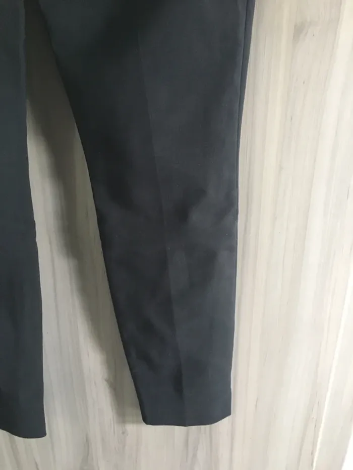 Pantalon cigarette noir 7-8 naf naf taille 38 - photo numéro 7