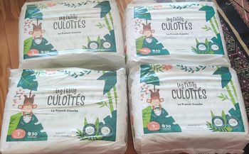 4 paquets couches taille 1 les petits culottés 