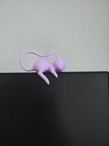 Figurine Rebord Mew - Impression 3D (Violet Clair)