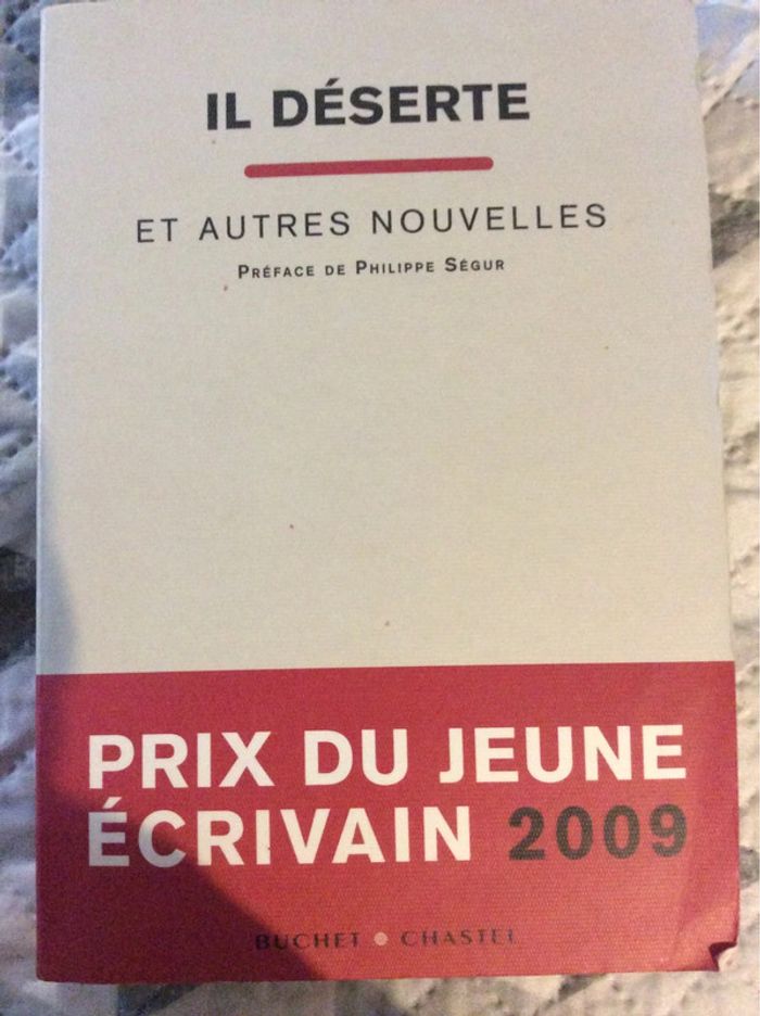 #il déserte et autres nouvelles - photo numéro 2