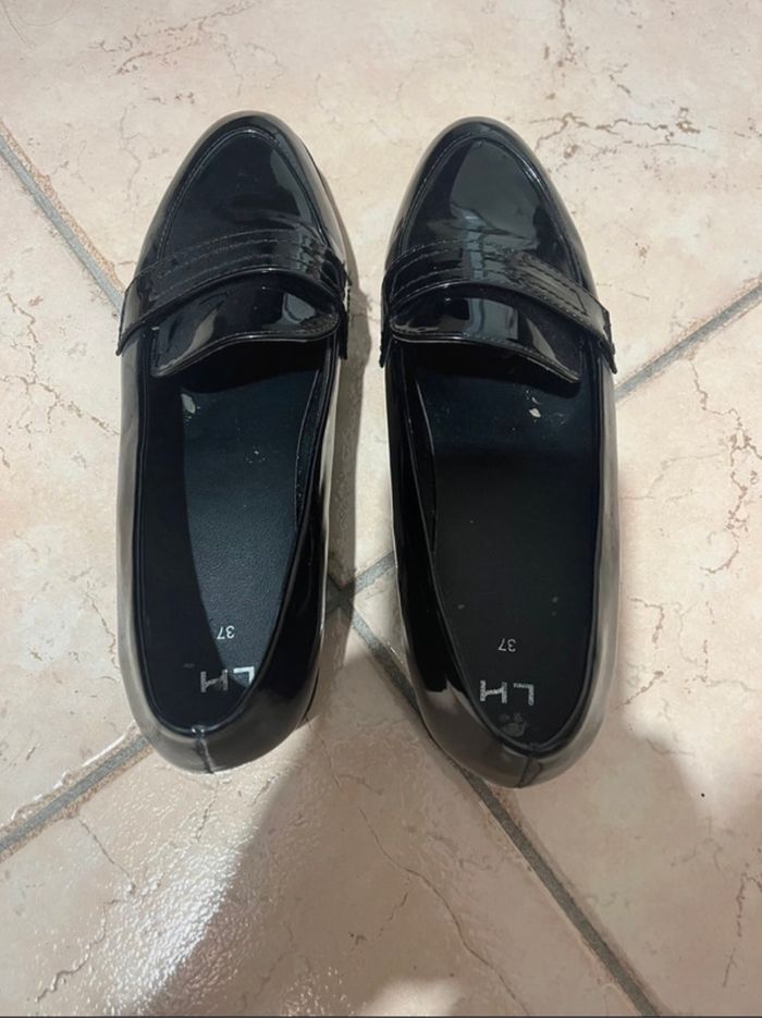 Mocassins noirs vernis - photo numéro 3