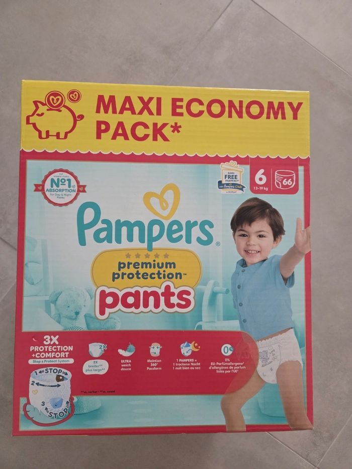 Couches pants premium taille 6