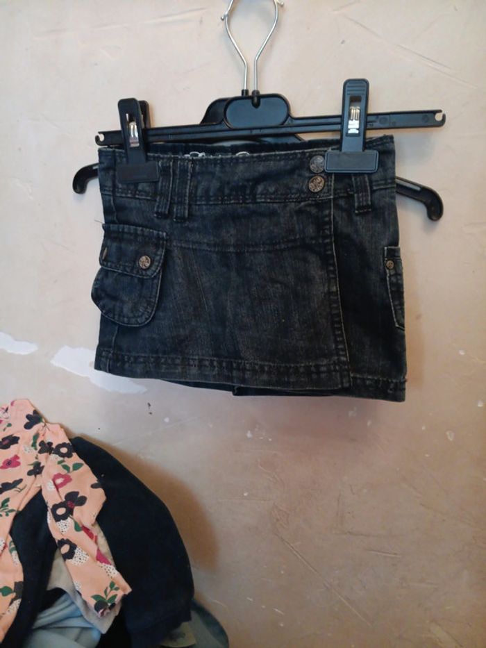 Jupe short en jean 2 ans in extenso