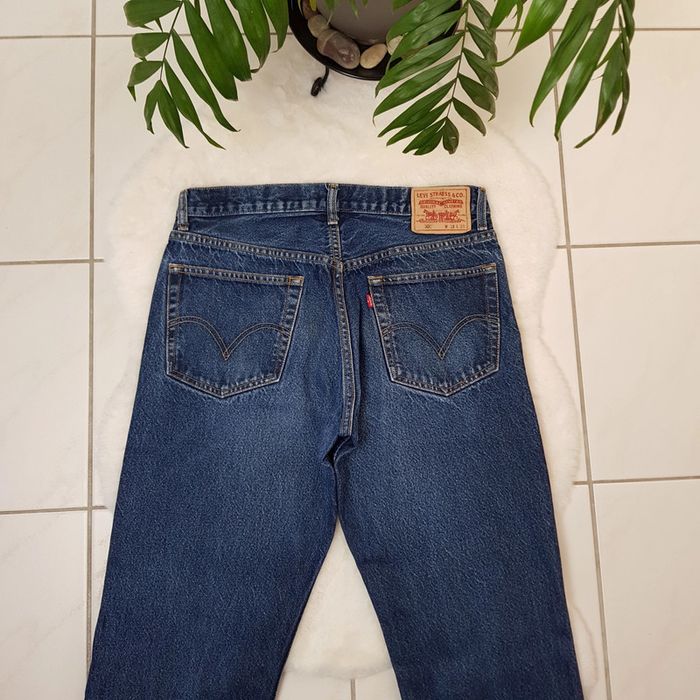 Jean Levi's 505 W33 L30 Bleu Marine - photo numéro 7
