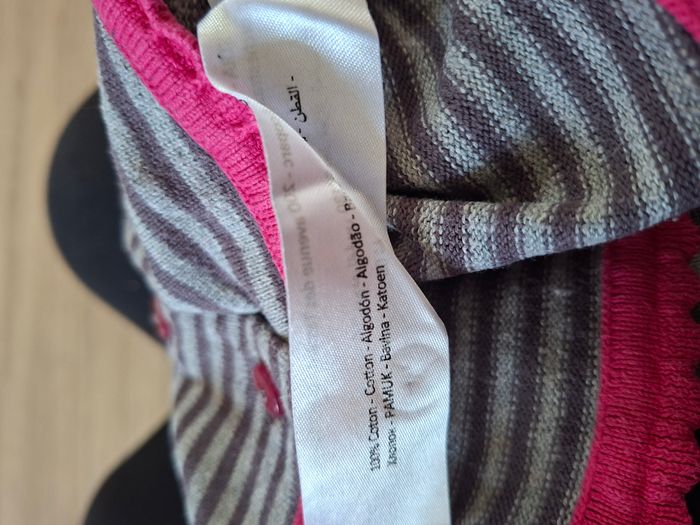 Ensemble 4 pièces gris/rose: robe+ gilet +collant +T shirt assortis Orchestra 9 mois - photo numéro 6