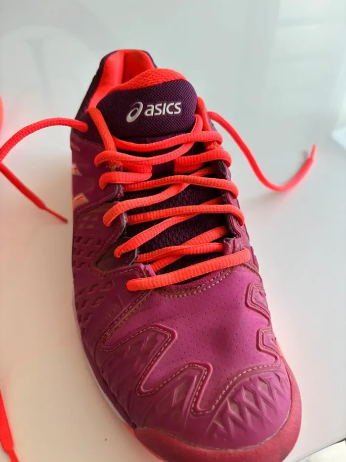 Asics Gel-Resolution 6 - berry/flash coral/plum Asics - photo numéro 12