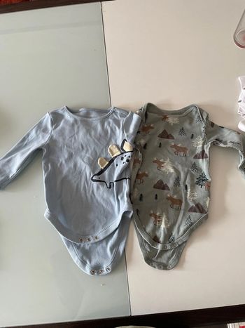 2 bodies manches longues