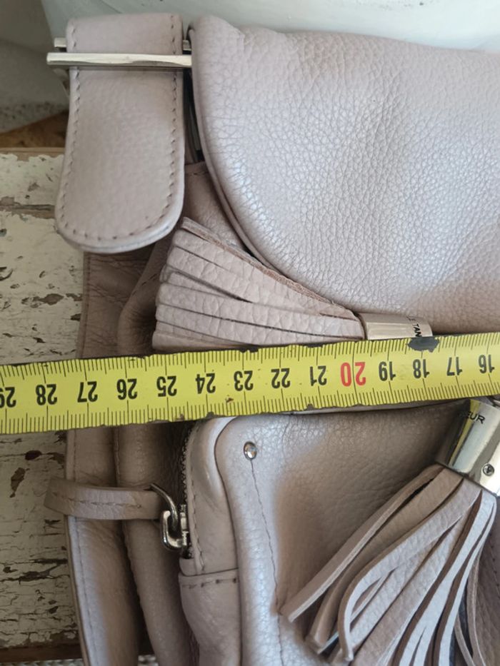 Le Tanneur | Sac à bandoulière rose pâle - photo numéro 10