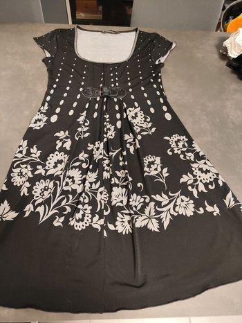 Tunique noire La Mode est à Vous LMV– Taille 1