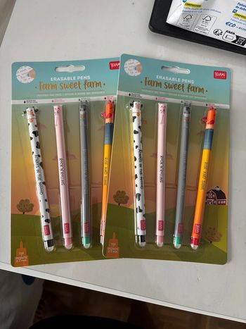 Lot de 4 Stylo Legami la ferme x2