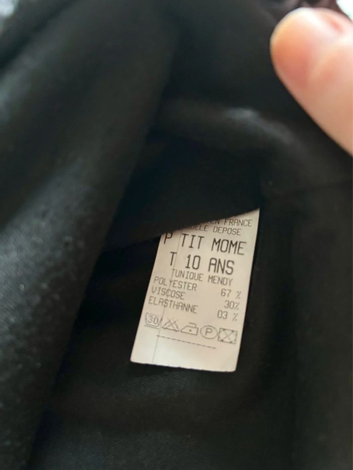 T shirt fille - 10 ans - p’tit mome - en très bon état - photo numéro 4