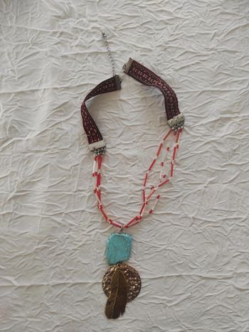 Collier fantaisie pendant