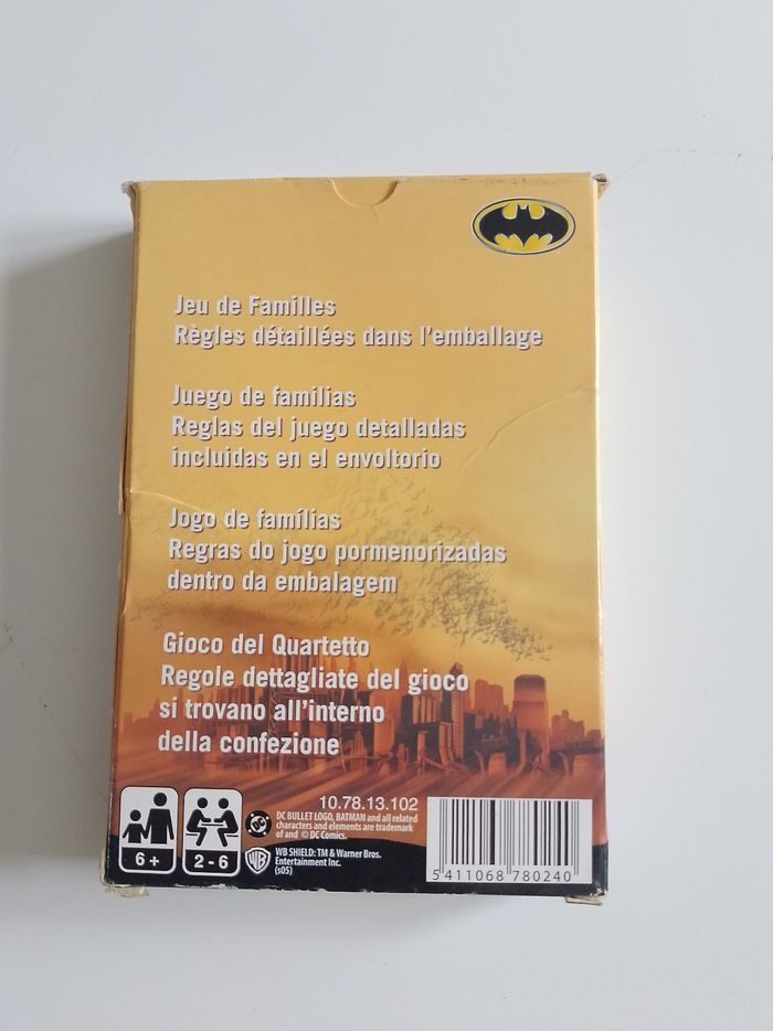 Batman begins jeu de familles 4 jeux en 1 - photo numéro 2