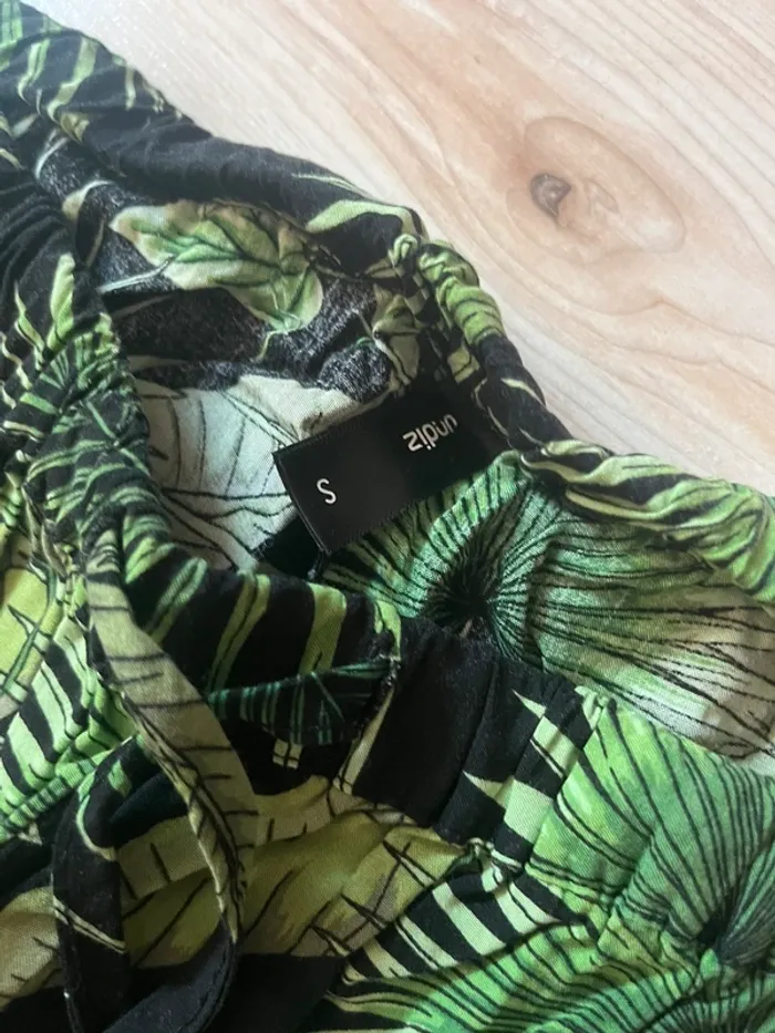 pantalon tropical vert et noir undiz - photo numéro 4