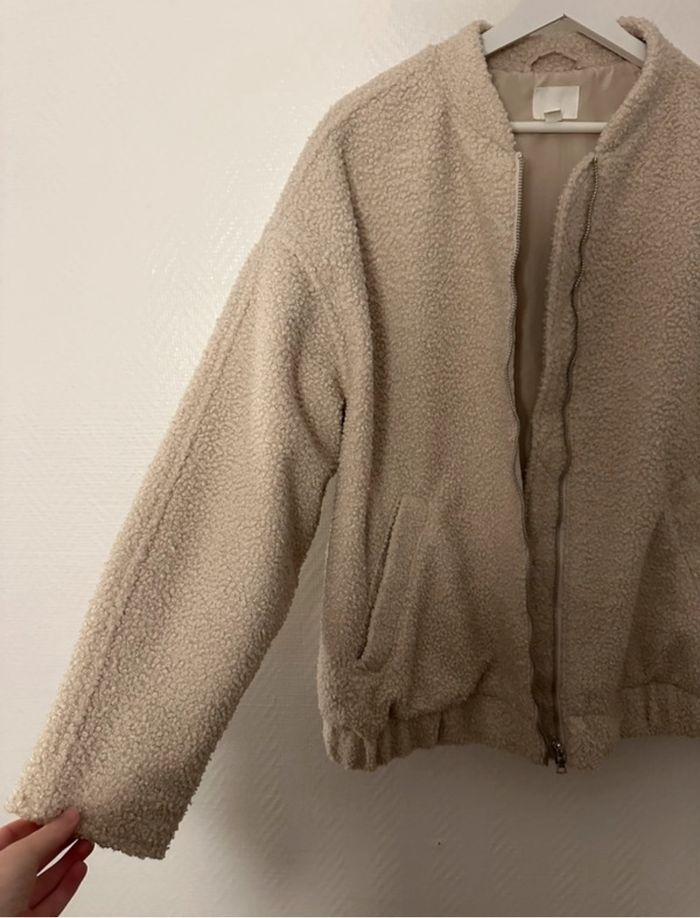 Veste moumoute h&m - photo numéro 2