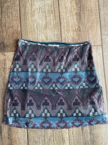 Jupe à motifs sequins brillants