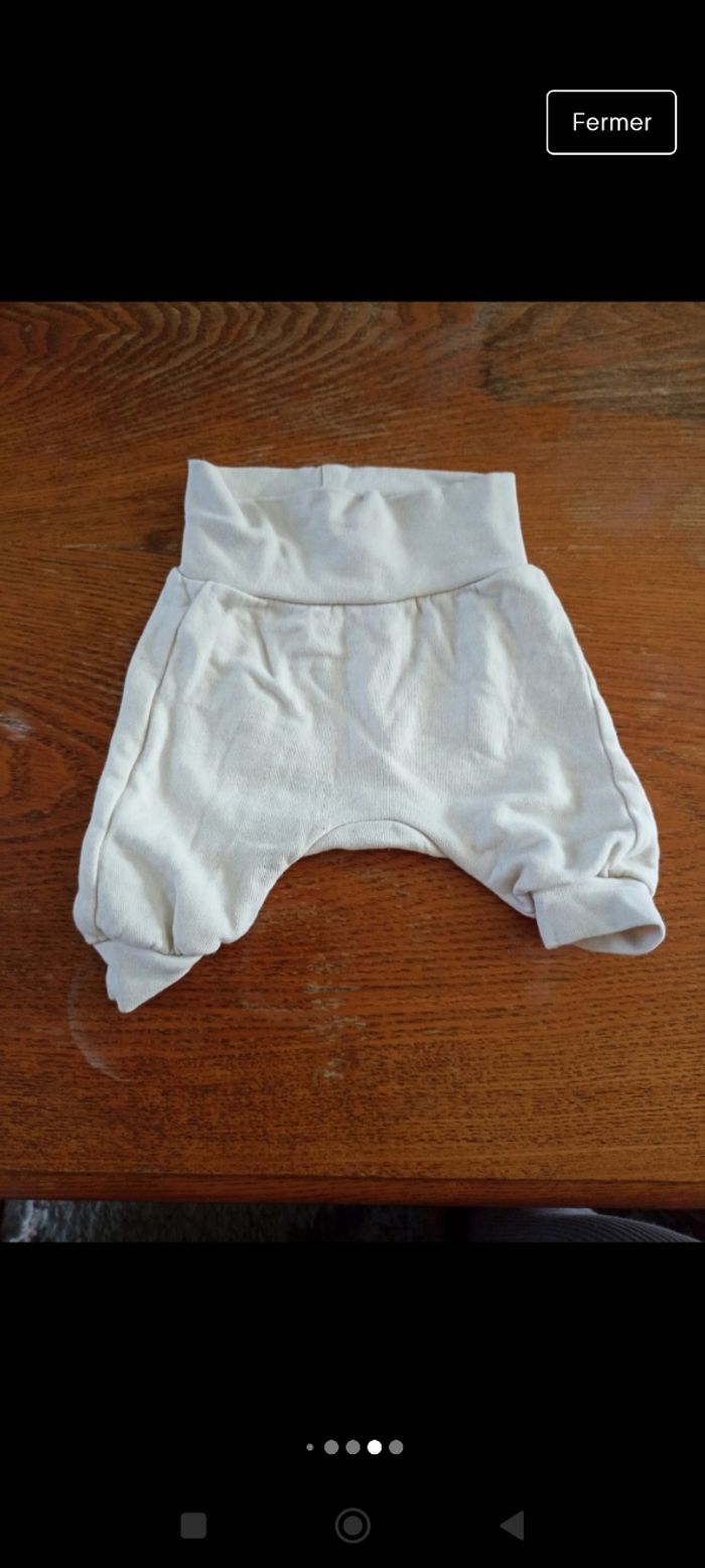 Ensemble jogging beige taille 0 mois H&M - photo numéro 5