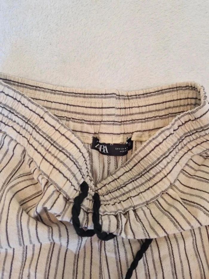 Short rayé T36 - Zara - photo numéro 3