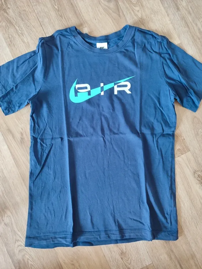 T-shirt Nike bleu logo turquoise – Taille XL