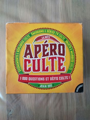 Jeu apéro culte