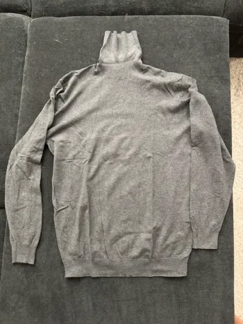 Col roulé Zara gris homme