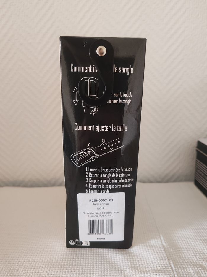 Ceinture boucle belt homme Homme Kaporal. - photo numéro 4