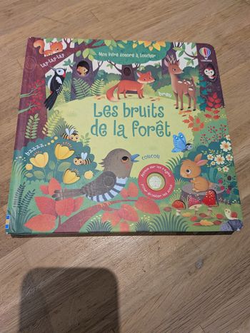 Livre sonore les bruits de la forêt en très bon état Usborne 