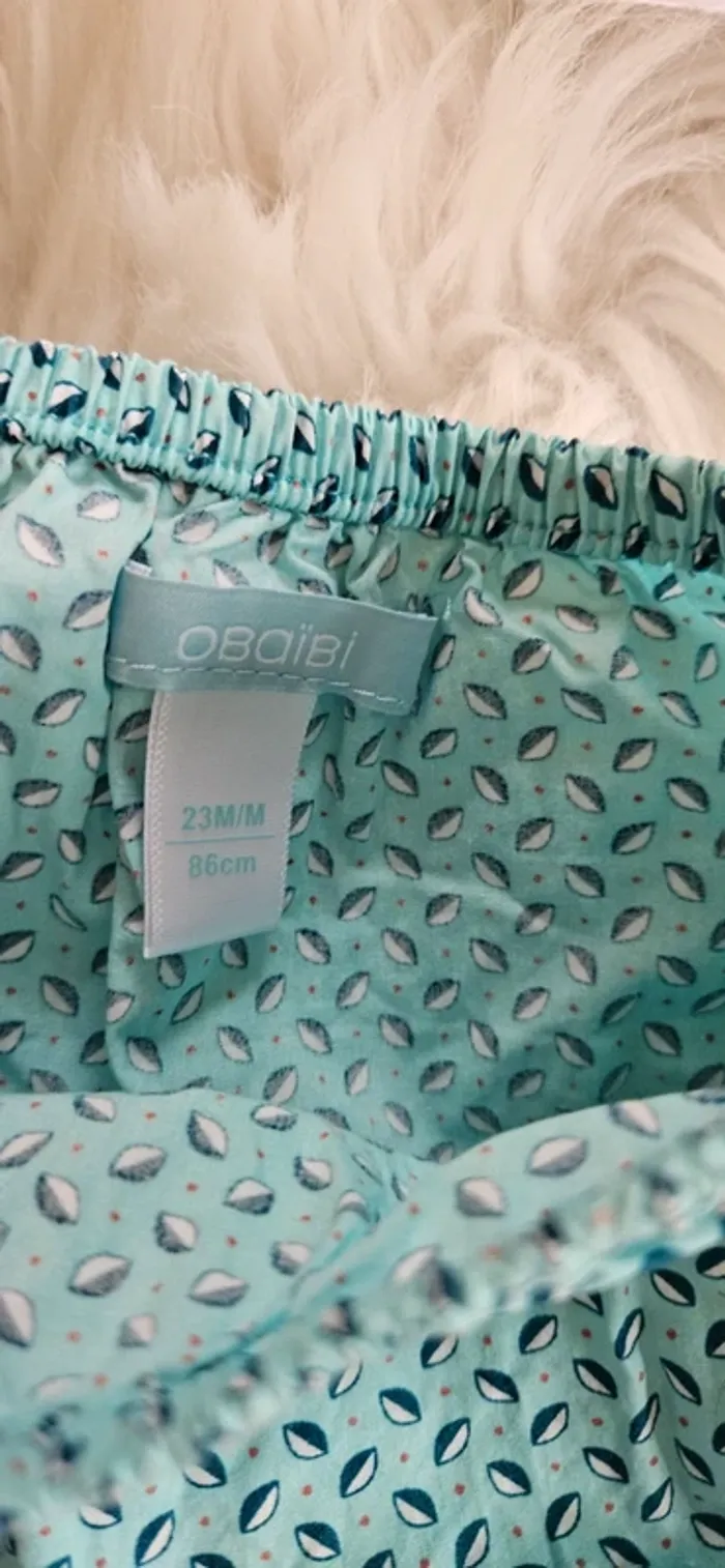 Cache Culotte robe obaibi 2 ans fille - photo numéro 2