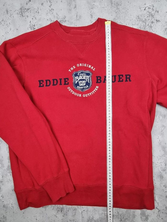 Sweat col rond Eddie Bauer rouge – Taille M Homme - photo numéro 8